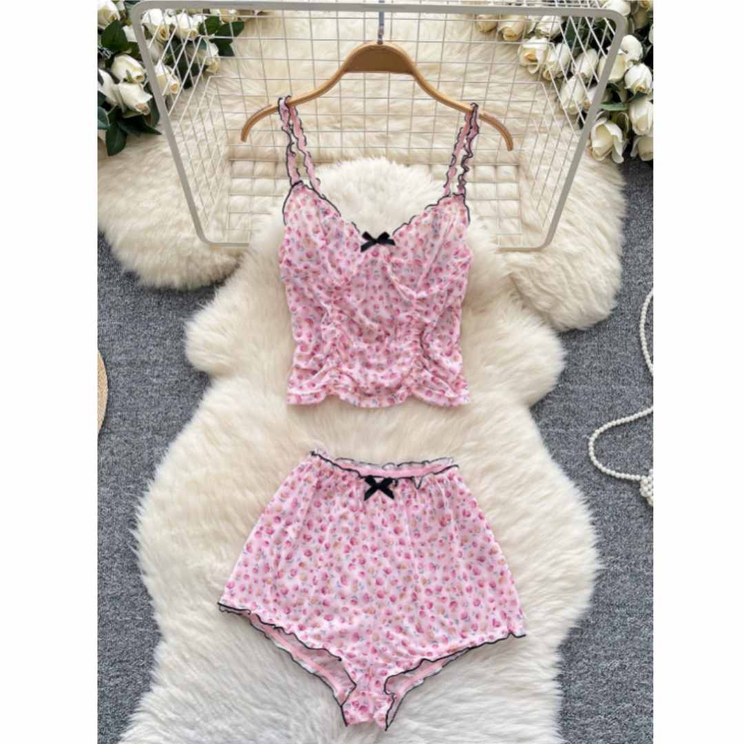 Dames Zoete Huispakken Bloemen - Romper Floral Print recensie en prijs